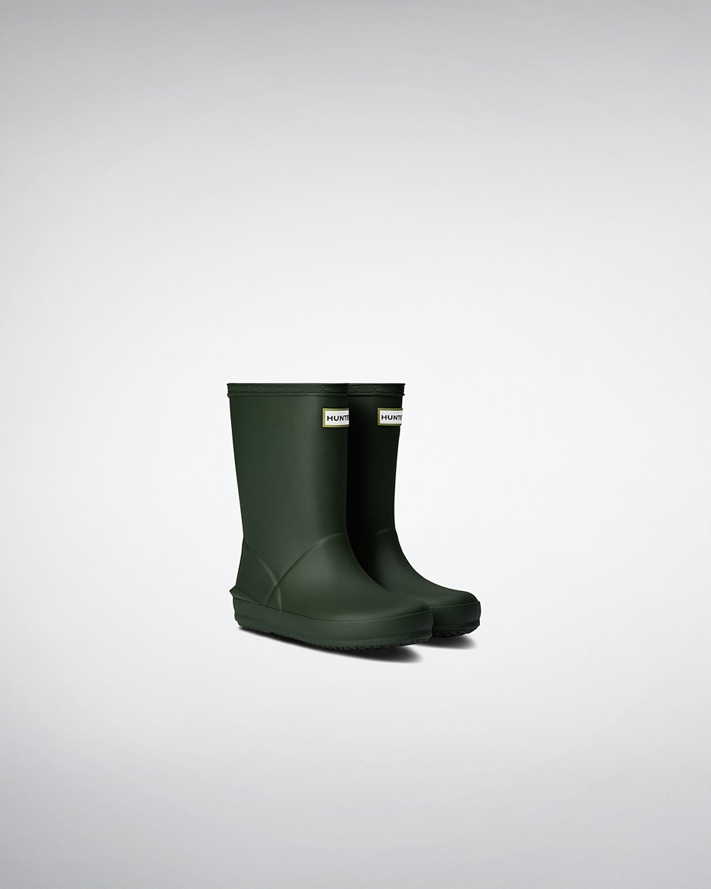 Botas de Lluvia Hunter Niños - First Norris - Verdes - UYFJHLC-38